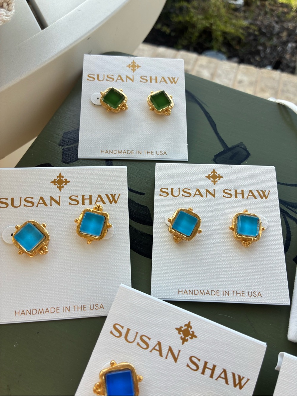 Susan Shaw Charlotte Stud Earrings! - Picture 12 of 13